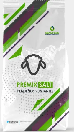 Bolsa de Premix Salt para pequeños rumiantes de Genofeed, 25 kg